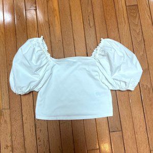 Topshop US 8 White Blouse